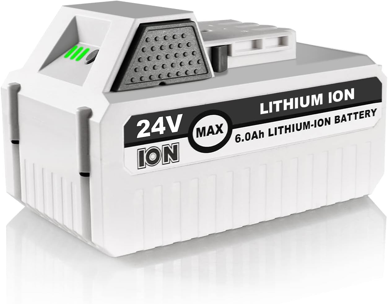 6.0Ah 24V Replacement Li-Ion Battery for Snow Joe + Sun Joe Ion+ 24V Series Cordless Power Tools, Compatible with Snow Joe 24VBAT-LTX 24VBAT-LTW 24VBAT-LTE 24VBAT 24V-X2-SB18 24VBAT-XR